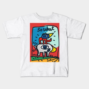 So What Graffiti Art Duck Kids T-Shirt